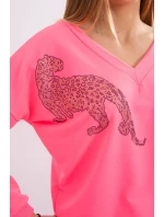 Zirkónová súprava panther set pink neón