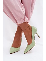 Klasické lodičky z imitácie lakovanej kože Green Odira Klasické lodičky z imitácie lakovanej kože Green Odira