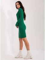 PM SK PM319 šaty.19 tmavo zelená