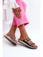 Pohodlné dámske papuče s prackami Inblu Black