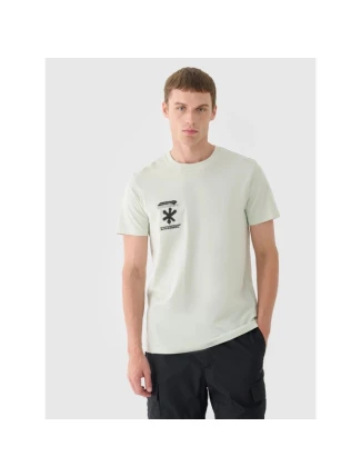 Pánske tričko s potlačou 4F 4FRAW24TTSHM2603-47S