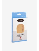 CORBBY Skórzane Podpiętki Korkowe