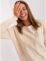 Jumper AT SW 2231.99P svetlo béžová