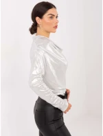 Blúzka DHJ BZ 15268.30 strieborná