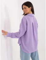 Košeľa LK KS 510109.70 svetlo fialová