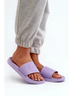 Damskie Klapki 4FMM00FFLIF045-52S Fioletowe