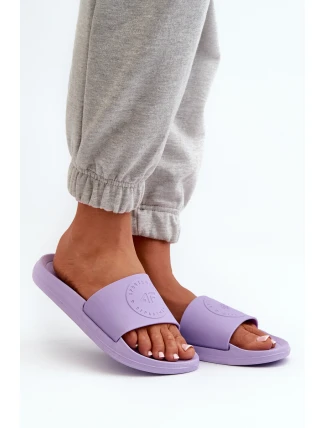 Damskie Klapki 4FMM00FFLIF045-52S Fioletowe