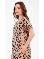 Dámske šaty s krátkym rukávom Leopard Home Dámske šaty s krátkym rukávom Leopard Home