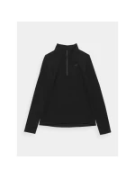Dámska fleecová mikina W 4FAW23UFLEF031 20S black - 4F