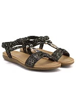 Dámske slip-on sandále čierne Artiker 58C0629