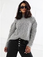 BA SW 8038 jumper.28P sivá BA SW 8038 jumper.28P sivá