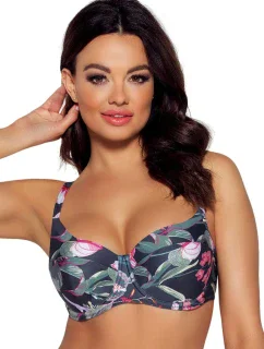 PODPRSENKA SK 173 NAVY FLOWERS