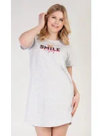 Dámska nočná košeľa s krátkym rukávom Méďa Smile Dámska nočná košeľa s krátkym rukávom Méďa Smile