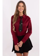 Košeľa s dlhým rukávom model 204398 Taliansko Moda