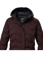 Dámska zimná nepremokavá bunda Killtec KOW 9 s kapucňou dlhá bordová (41806/447)