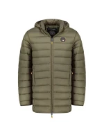 Geographical Norway Pánska bunda AMIGOMAP LONG HOOD DB KAKI MEN 233 KAKI (WZ5087H/GN-KAKI)