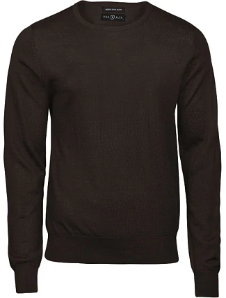 Tee Jays TJ 6000 Pánsky sveter 18.6000 mocha Tee Jays TJ 6000 Pánsky sveter 18.6000 mocha