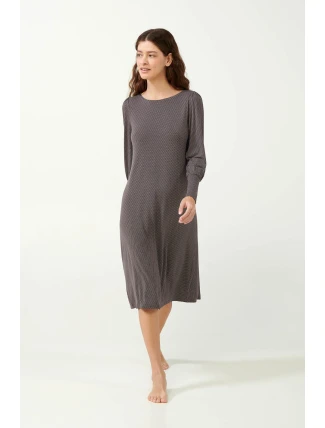 Vamp - Nočná košeľa s manžetovými rukávmi 21054 - Vamp