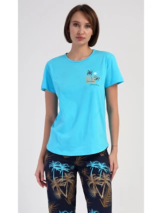 Dámske capri pyžamo Tropicana Dámske capri pyžamo Tropicana