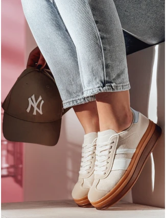 Dámske športové tenisky RUNTAG beige FashionStreet ZY0662