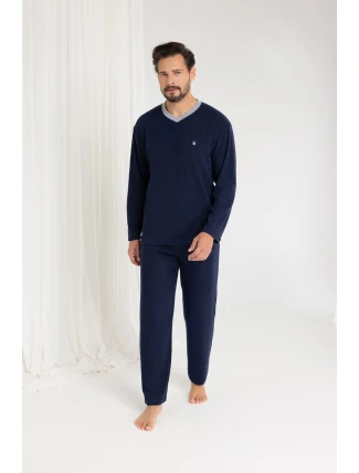 Regina 489 dlhé froté pyžamo 2XL-3XL pánske Regina 489 dlhé froté pyžamo 2XL-3XL pánske