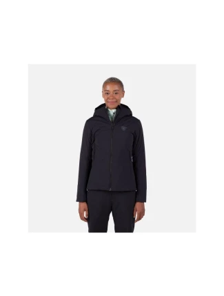 Rossignol W Opside Hoodie In Heavy Insul Jacket Black