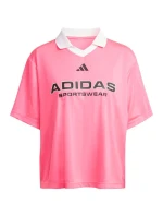 Adidas Tiro Q4 dámske tričko ružové JN2747 Adidas Tiro Q4 dámske tričko ružové JN2747