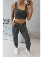 Grafitová súprava top+nohavice