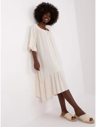 DHJ SK 6057 šaty.93 svetlo béžová DHJ SK 6057 šaty.93 svetlo béžová