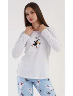 Dámske pyžamo dlhé Tučniak na ľade Dámske pyžamo dlhé Tučniak na ľade