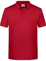 Daiber 8010 Pánske polo tričko z bio bavlny 02.8010 červené