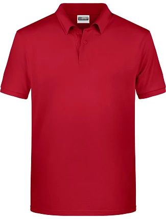 Daiber 8010 Pánske polo tričko z bio bavlny 02.8010 červené