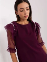 Blúzka LK BZ 506682.26P tmavo fialová Blúzka LK BZ 506682.26P tmavo fialová