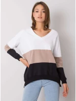 Mikina RV BL 5972.07 čierna a béžová