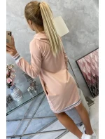 Brooklyn šaty tmavo púdrovo ružové