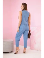 Súprava vesta + nohavice denim