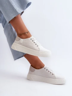 Trampki Damskie MEMORY FOAM SYSTEM BIG STAR NN276001 Białe