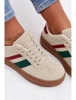 Dámské tenisky na platformě Béžové Janivelle