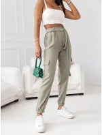 Dámske bojové nohavice v khaki farbe (8266) Dámske bojové nohavice v khaki farbe (8266)
