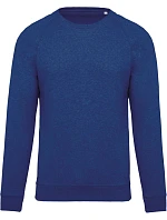 Kariban K 480 Pánska mikina s raglánovými rukávmi z bio bavlny 20.K480 ocean blue heather Kariban K 480 Pánska mikina s raglánovými rukávmi z bio bavlny 20.K480 ocean blue heather