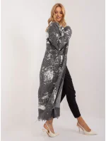 Sveter BA SW 14105.27 tmavosivá