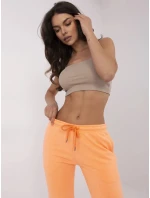 EM DR HS 21 546 teplákové nohavice.12 fluo oranžová