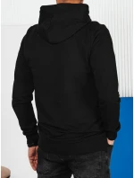 Pánska mikina s potlačou čierna FashionStreet BX5731