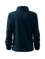 Bunda fleece dámska tmavomodrá