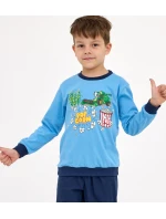 Cornette Detské chlapčenské pyžamo 593/175 Popcorn d/r 86-128