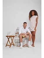Build your Brand BY 011 Mikina s kapucňou z hrubej bavlny 56.0011 lila