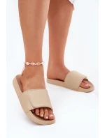 Damskie Klapki 4FMM00FFLIF031A-83S Beżowe