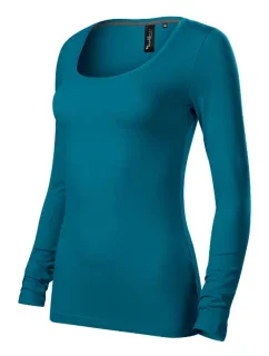 Odvážne tričko pre ženy petrol