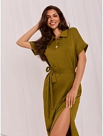 Šaty LK SK 510242.14 v khaki farbe Šaty LK SK 510242.14 v khaki farbe