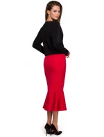 K037 Zavinovacia blúzka - čierna